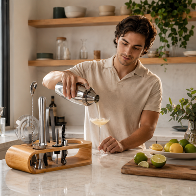 10-Piece Bamboo Cocktail Kit