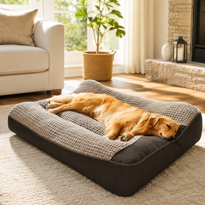 Orthopedic Bolster Dog Bed