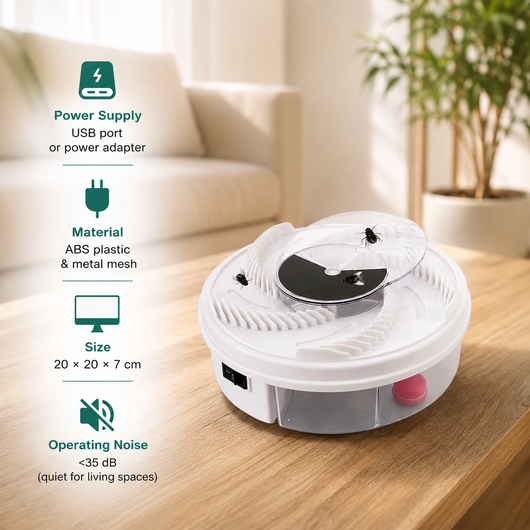 Quiet LED Fly Catcher