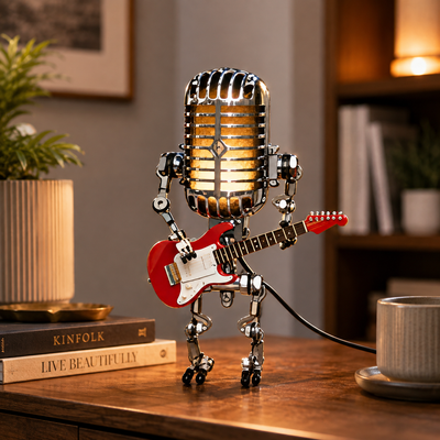 Robot Guitar Table Lamp