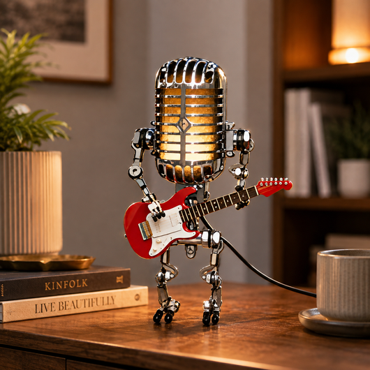 Robot Guitar Table Lamp