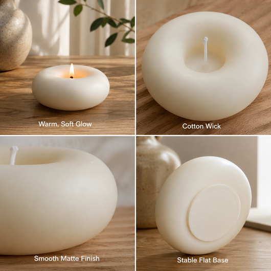 Donut Shaped Scented Candle