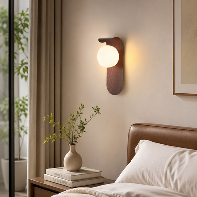 Nordic Wood LED Wall Sconce