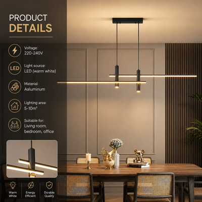 Adjustable Dimmable Pendant Light