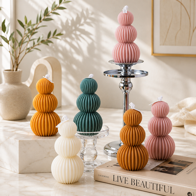 Geometric Golf Ball Scented Candle