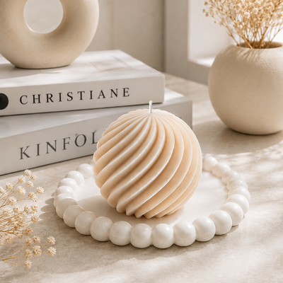Geometric Golf Ball Scented Candle