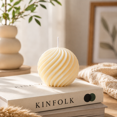 Geometric Golf Ball Scented Candle
