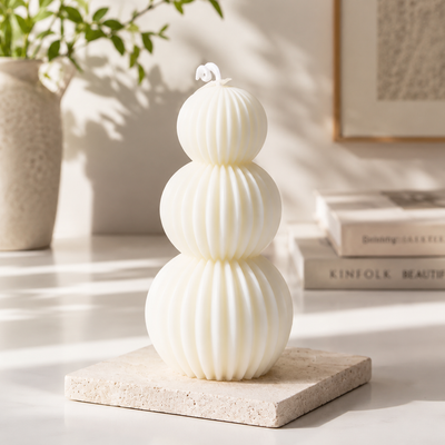 Geometric Golf Ball Scented Candle