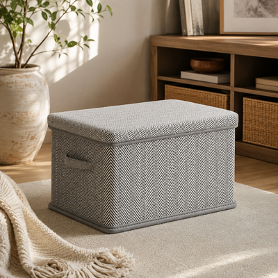 Foldable Storage Box with Lid