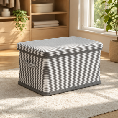 Foldable Storage Box with Lid