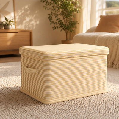 Foldable Storage Box with Lid