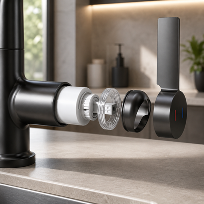 Temperature Display Kitchen Faucet