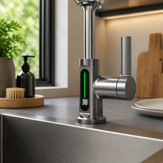 Temperature Display Kitchen Faucet