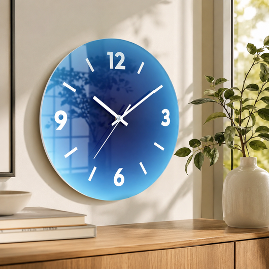 Sunset Glass Wall Clock