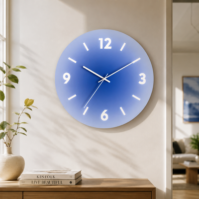 Sunset Glass Wall Clock