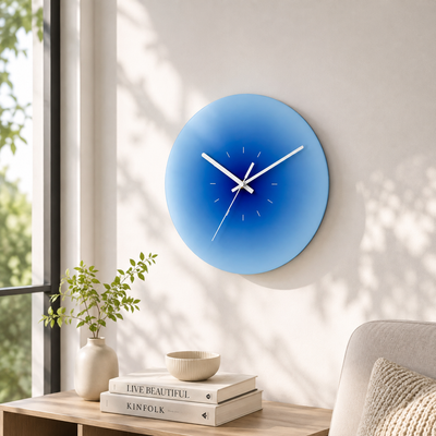 Sunset Glass Wall Clock