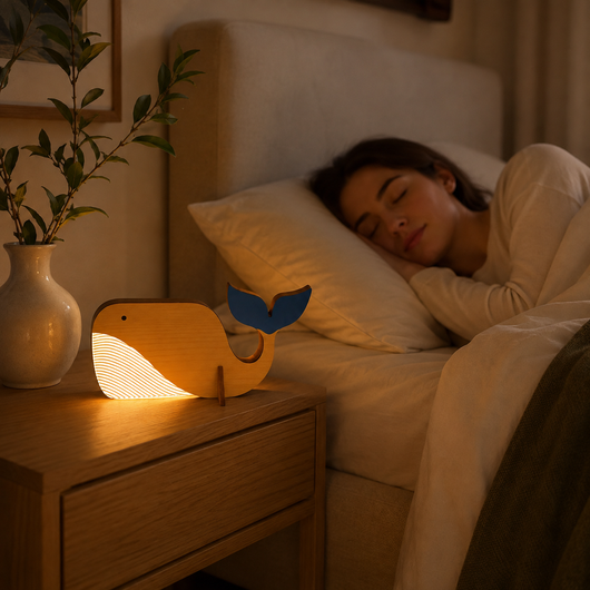 Wooden Animal LED Table Lamp
