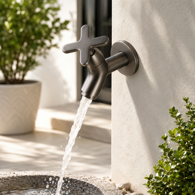 Brass Wall Mount Cold Water Faucet