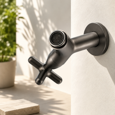 Brass Wall Mount Cold Water Faucet