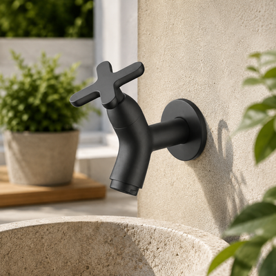 Brass Wall Mount Cold Water Faucet