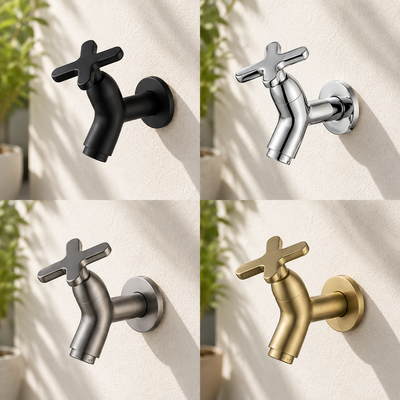 Brass Wall Mount Cold Water Faucet