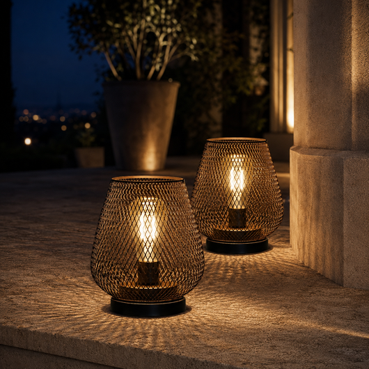 Cordless Ambient Table Lamps, Set of 2