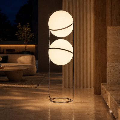 Modern LED Globe Floor Lamp
