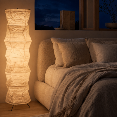 WabiSabi Rice Paper Floor Lamp