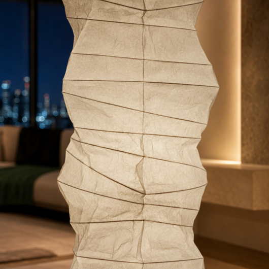 WabiSabi Rice Paper Floor Lamp