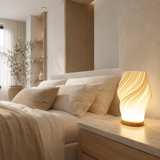 Serene Wavecrest Lamp