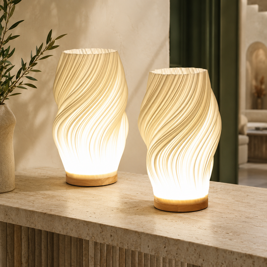 Serene Wavecrest Lamp