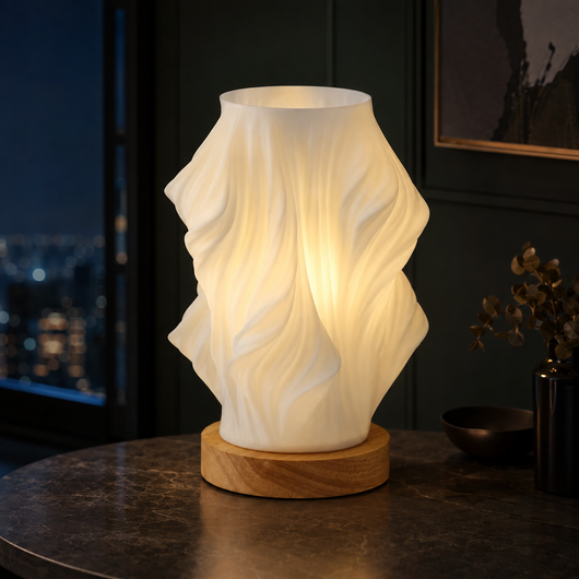 Serene Wavecrest Lamp