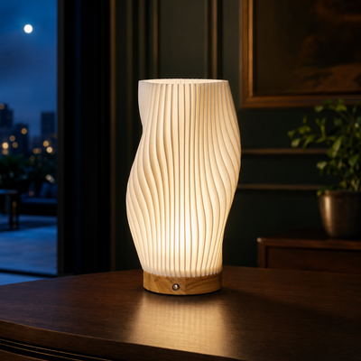 Serene Wavecrest Lamp