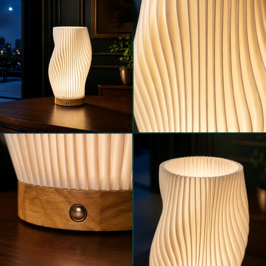 Serene Wavecrest Lamp