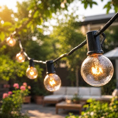 Solar Globe String Lights