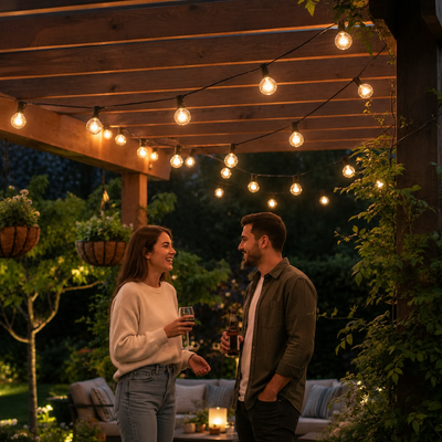 Solar Globe String Lights