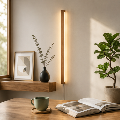 Beam Wood Linear LED Wall Light