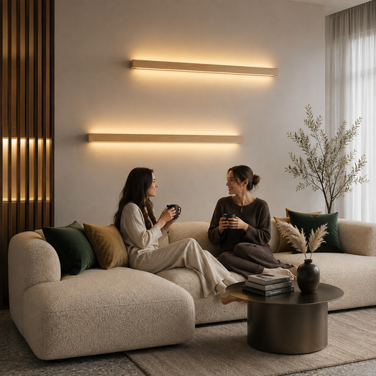 Beam Wood Linear LED Wall Light