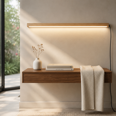 Beam Wood Linear LED Wall Light