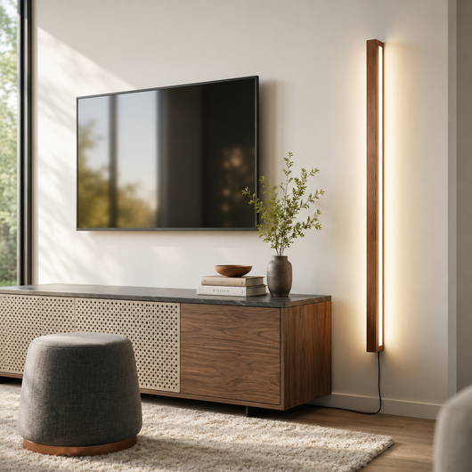 Beam Wood Linear LED Wall Light