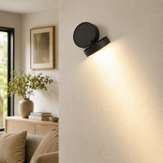 Round LED Outdoor Wall Sconce