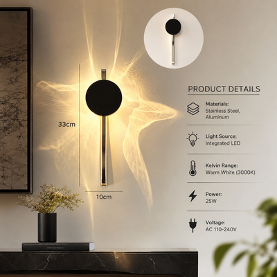 Ripple Rotating Wall Lamp