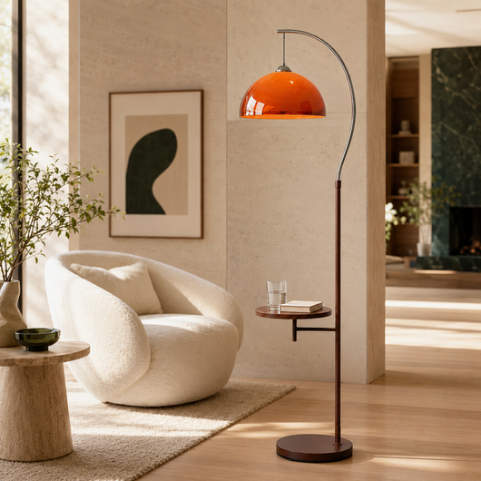 Odessa Acrylic Dome Floor Lamp