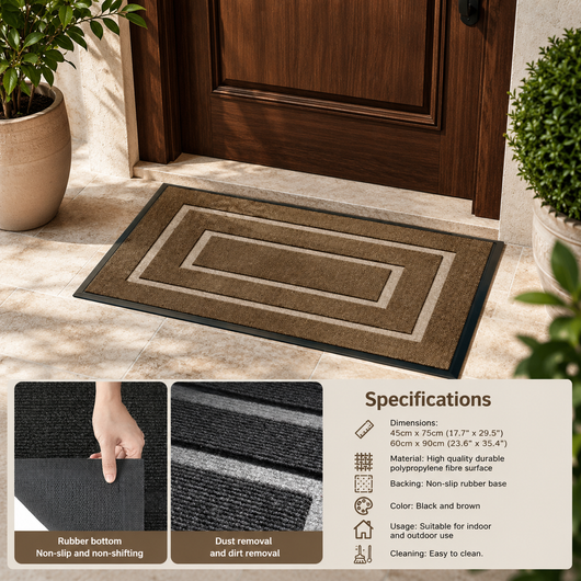 Ridgeline Non-Slip Outdoor Doormat