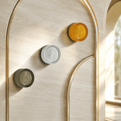 Textured Disk LED Wall Sconce
