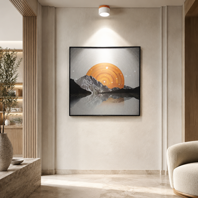 Button Wood Ceiling Light