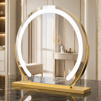 Rotating LED Vanity Mirror