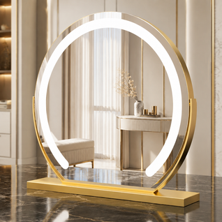 Rotating LED Vanity Mirror