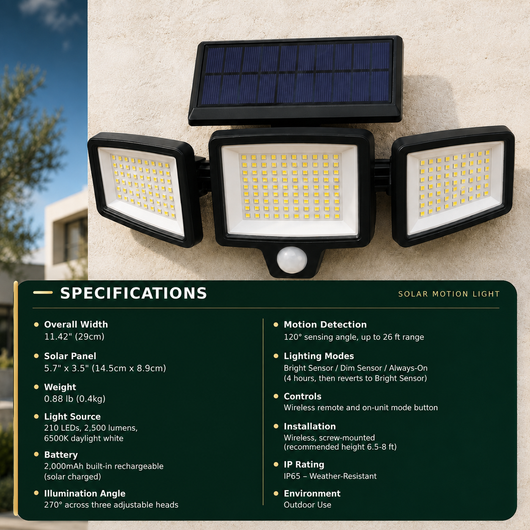 TriBeam Solar Security Spotlight