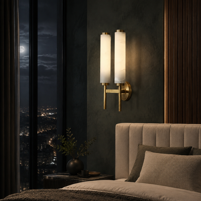 Lucent Alabaster Wall Sconce